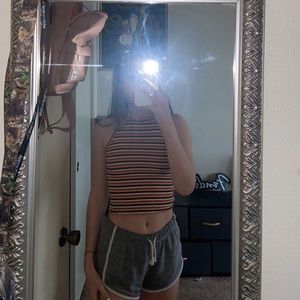 Mudd stripped tank top